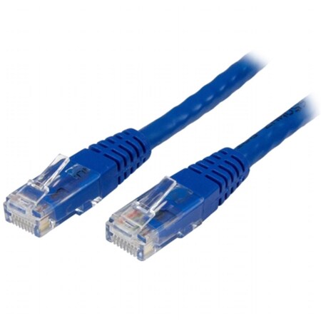 Dynamicfunction 50 ft. Blue Molded Cat6 ETL Verified UTP Patch Cable DY1687495